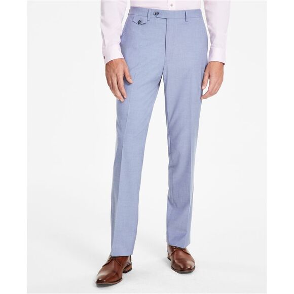 Alfani Mens Solid Dress Pants Slacks NWT